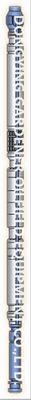 ESP Gauge System for signal transmitted on the ESP Power Cable,6500Psi Pressure Rating,5000V gauge voltage rating,150°C temperature rating,SS AISI420 body material ,Aflas or Viton Seal material